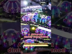 Full House Outdoor Prefab Dome House Room Polycarbonate Bubble Dome House (Casa de bolhas em policarbonato)