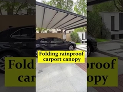 Ecrã de chuva elétrico dobrável