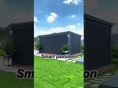 Patio Flipping Louver Pavilhão Jardim Villa Upscale Telhado Alumínio Pavilhão Sombra