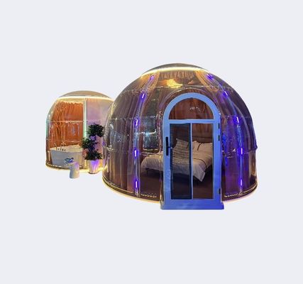 comprar Quarto de bolhas transparente de alta qualidade Hotel de luxo domo de policarbonato domo casa para hospedagem acampamento online manufacture