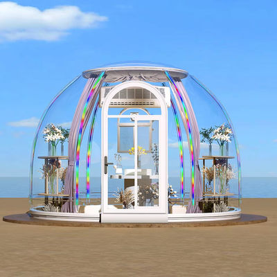 comprar Prefab Luxury Hotel Resort Transparente Tenda de Cúpula Bolha Planetário Cúpula Redonda Cúpula online manufacture