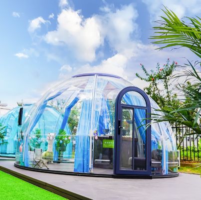 comprar Tenda Glamping Transparente de Policarbonato Impermeável Luxo Casa Glamping de Cúpula de Bolhas Acessório online manufacture