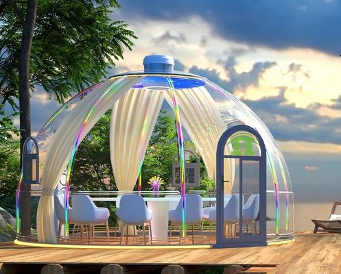 comprar Casas Modulares Modernas Prefabricadas Modulares Proof-Hurricane PC Dome Tent para Resort Villa Capsule Dome Design online manufacture