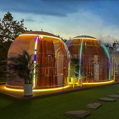 comprar Popular Venda Impermeável Camping Dome Hotel Tenda Modular Casa Dupla Dome Com Banheiro online manufacture