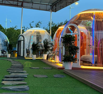 comprar Full House Monolítico pré-fabricado Hotel Cúpula Tenda pré-fabricadas casas de bolhas para confortável casa de vida online manufacture