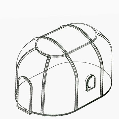 comprar 3 - 4 Pessoas Policarbonato Refeição barraca de bolhas Star View barraca de bolhas Dome online manufacture