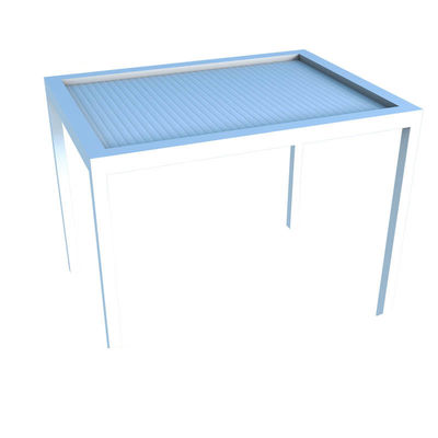 comprar Modern Courtyard Inteligente Elétrico Louver Pavilhão Villa Área de Sol Automático Fliping Gazebo Chinês online manufacture
