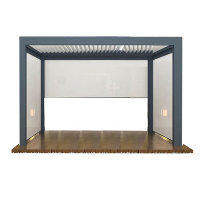 comprar Algodão de alumínio telhado elétrico hotel ao ar livre Vila jardim de lazer Pavilhão Smart louver pavilhão Sala de sol online manufacture