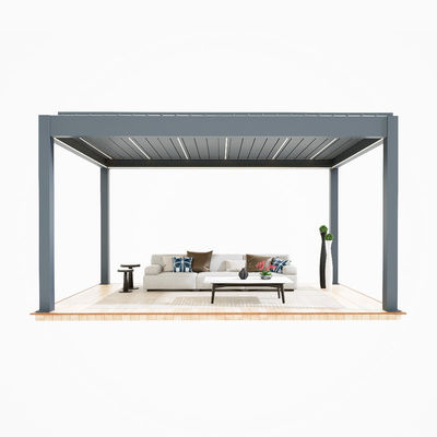 comprar Inteligente alumínio de liga de exterior panos elétricos gazebo pátio jardim pátio casa pavilhão sala de sol ao ar livre online manufacture