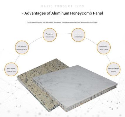 comprar Casa exterior revestimento de mármore de alumínio painel composto Honeycomb resistente ao fogo material de parede anti-estática contemporânea online manufacture
