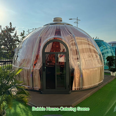 Dome Guesthouse Restaurante Tenda de bolhas Privacidade Cortinas Bar de café Modular Casa Minúscula Bolha
