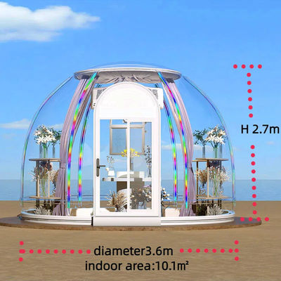 Homestay Hotel Dining Homes Prefab Mobile Transparente Reserva ao ar livre Casa de bolhas