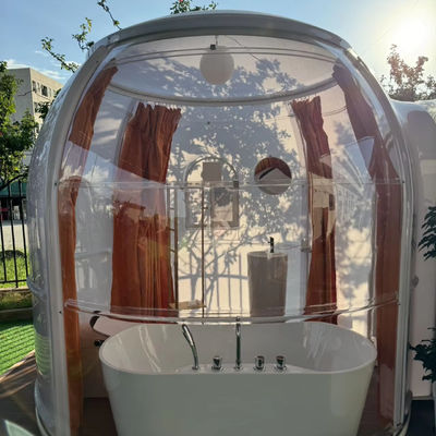 Venda Quente Casa de Bolhas Policarbonato Transparente Cúpula de Bolhas Tenda Sala de PC Para Hotel