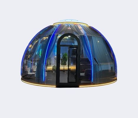Modular Casa de bolhas à prova d'água ao ar livre Luxo Geodésico Glamping Dome Tent