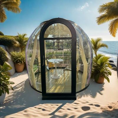 Casa de domes de PC panorâmico moderno Estante de bolhas extensas para festa ao ar livre