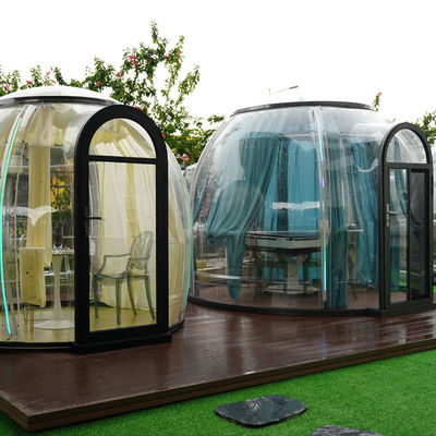 Tenda inflável ao ar livre Bubble Hotel House Dome Clear Bubble Tent House Hotel