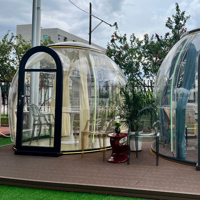 Hotéis de campismo infláveis ao ar livre Casa de tenda Casa de domo Casa de cabana pré-fabricada