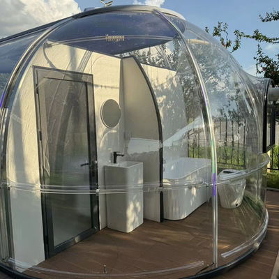 Full House Designs Outdoor Polycarbonate Dome House Glamping Star Capsule Bubble Dome Sala