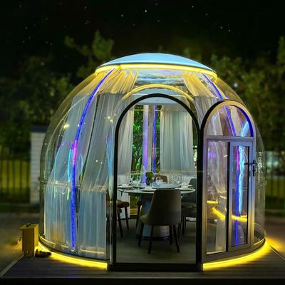 Hot-Selling Design de moda PC Casa de bolhas Para o Hotel Dome Tenda Modular Casa pré-fabricada Dome