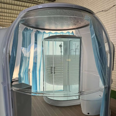 Glamping PVC impermeável 2.7m Casa de luxo de cúpula Transparente Tenda de cúpula de bolha para venda