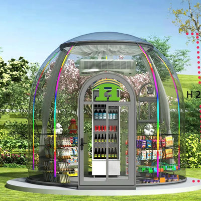 Venda Popular Área de Campo Impermeável Casa de Bolhas Dom Hotel Tenda Modular Com Banheiro