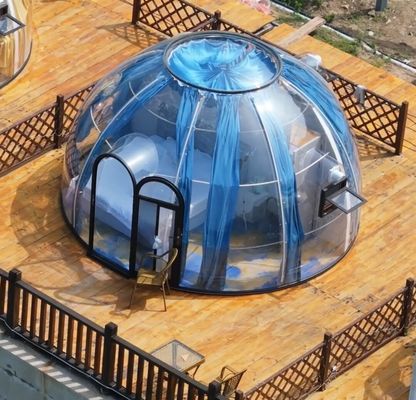 Glamping House ao ar livre Transparente Pc Profissional Inflável Cúpula de Bolha Tenda de Sala
