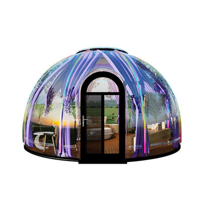 Explore o ar livre com o PC Star Room Mobile Scenic Area Camping Spherical Tent Villa Outdoor Homestay Bubble House 3,8m