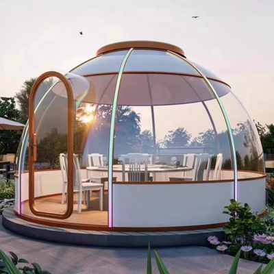 360 graus Panorâmica Transparente ao ar livre Star Room PC Hotel Bubble Tent para Outdoor Homestay Sun Room