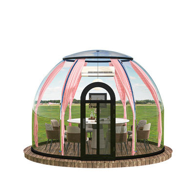 Sala de estrela panorâmica transparente Casa de família Sala de bolhas Sala de sol ao ar livre