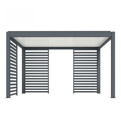 Patio Flipping Louver Pavilhão Jardim Villa Upscale Telhado Alumínio Pavilhão Sombra