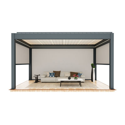 Pavilhão Turning Pavilhão ao ar livre com design elegante de sombra de pátio