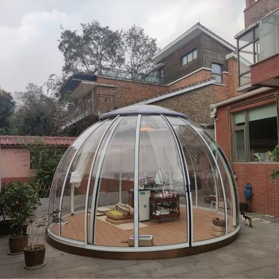Sala móvel temática restaurante área cênica sala ao ar livre sala de sol transparente