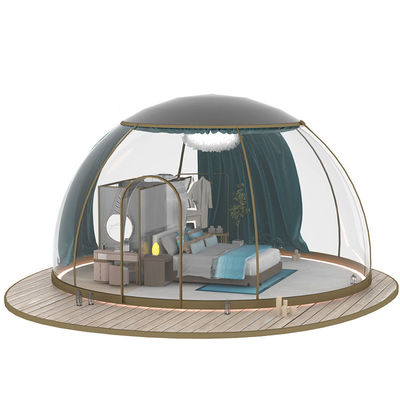 Acampamento lazer luxo ao ar livre quarto de estrelas turístico acampamento local cênico céu estrelado casa bolha