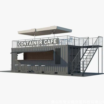 Container Sala móvel Móvel de montagem rápida Casa de contentores Habitação temporária Residencial Vila na rua comercial