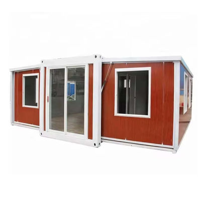 Sala de expansão com asa dobrada, porta-contentores, sala móvel