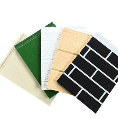Hotel Design Style Metal Carving Board Exterior Isolamento Decoração Integrated Board Polyurethane Foam Sandwich Board