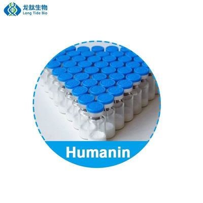 Purificação 99% Venda Quente Humanina 10 mg Péptido em pó liofilizado em frascos personalizados