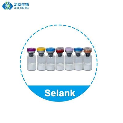 Embalagem de fábrica Pó liofilizado de peptídeo Selank CAS: 129954-34-3
